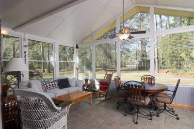 Completed Sunroom with Furniture